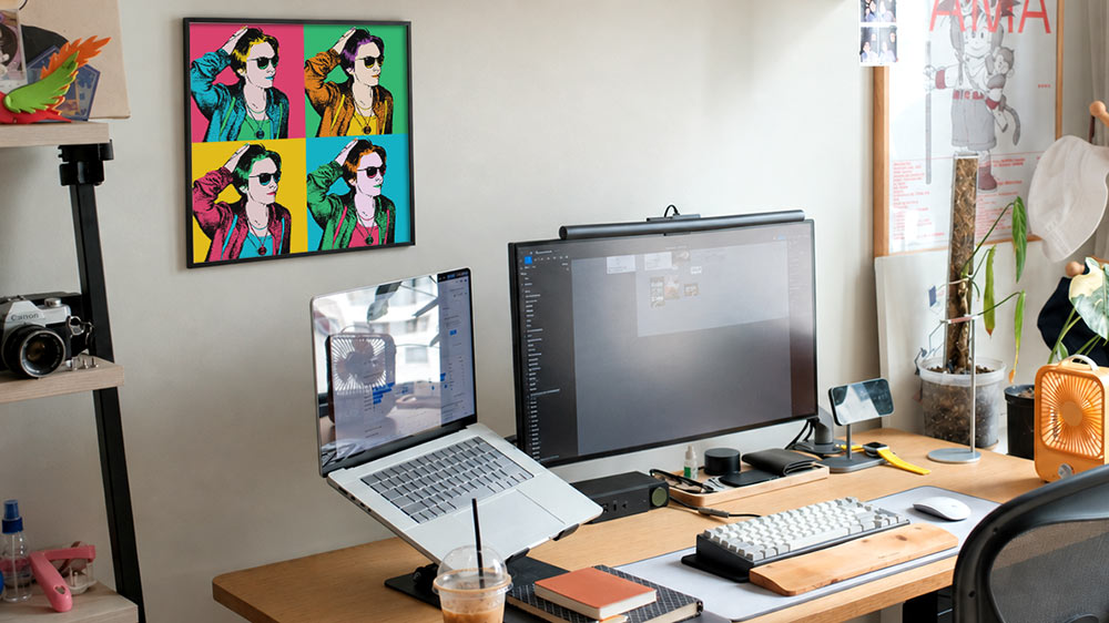 Décoration de la chambre d'un ado original avec un portrait personnalisé pop art