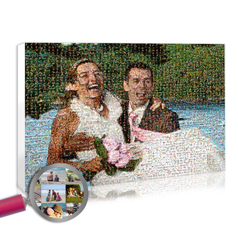 La mosaïque de photos, un cadeau personnalisé pour mariage original
