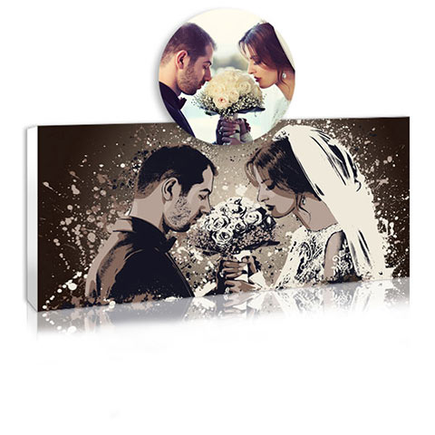 Portrait de couple style Splash