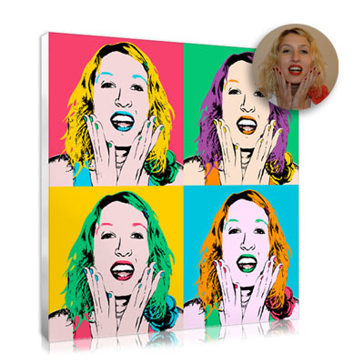 Le tableau pop art, une idée cadeau personnalisée pour femme