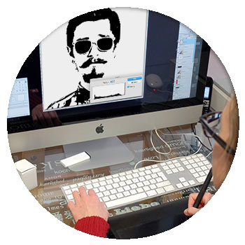 Creation of your personalised pop art portrait