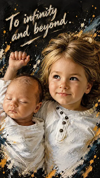 Portrait IA style peinture