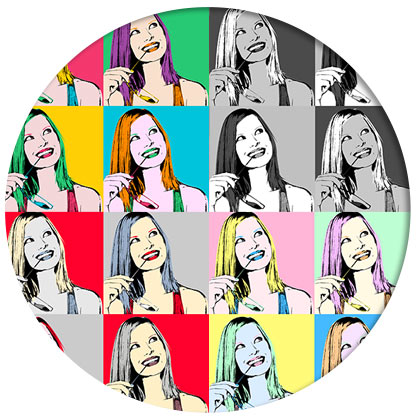Combinaisons de couleurs infinies pour votre tableau pop art personnalisé