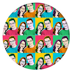 multiplication de la même image - Création Pop Art