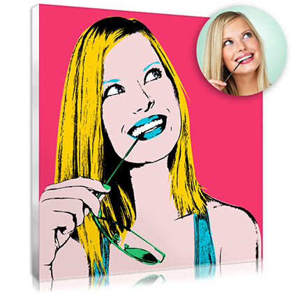 Tableau personnalisé Andy Warhol 1 case