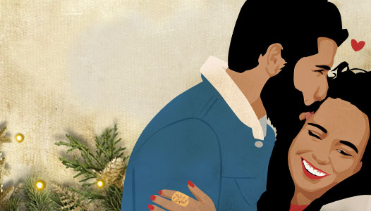 Portrait de couple minimaliste