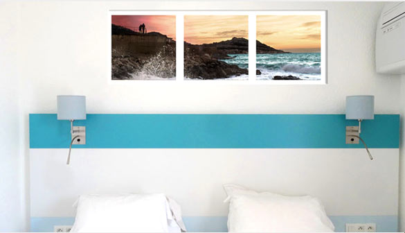 Décoration murale personnalisé d'un hôtel