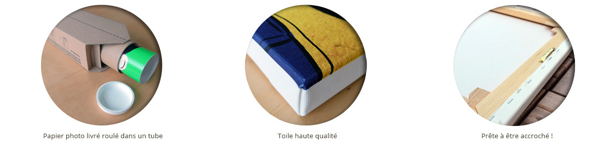 supports papier photo toile