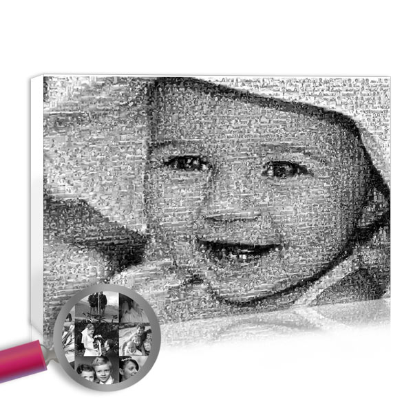 Mosaic - Black and white