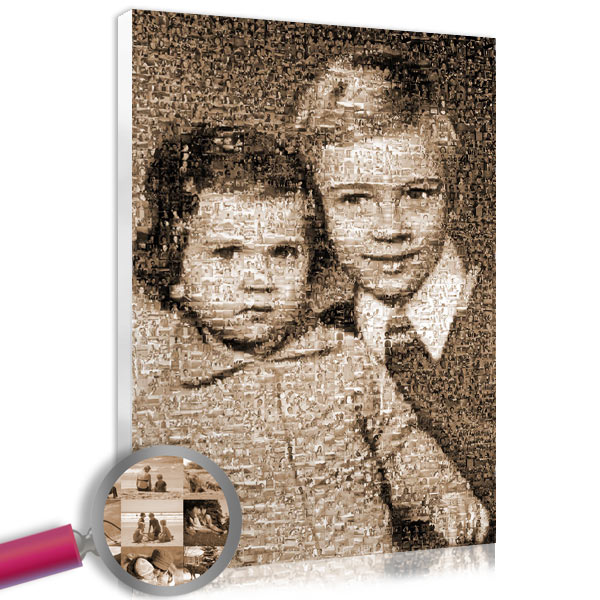 Photo Mosaic - Sepia