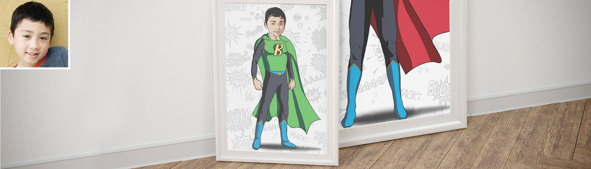 Tableau comics personnalisé