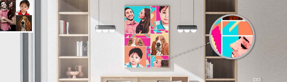 Votre photo style pixel art