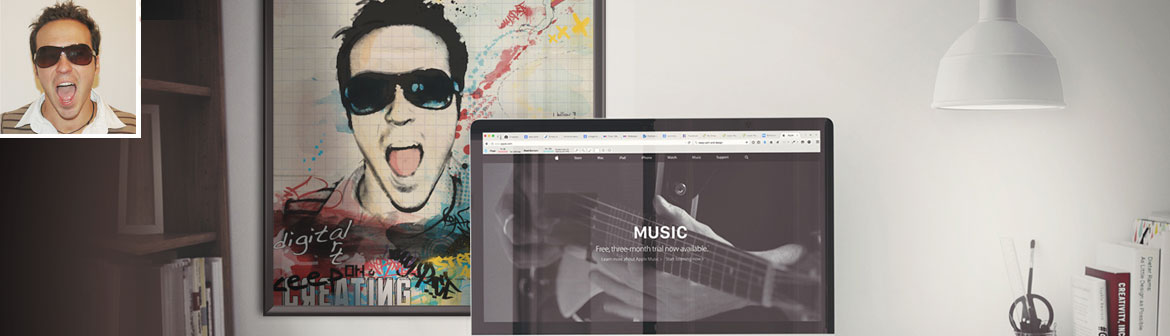 Stencil letters created with your photo