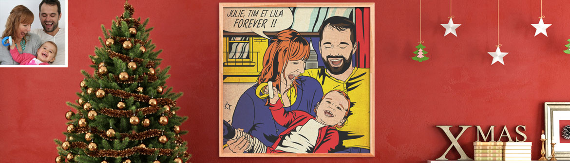 Cadeau personnalisé d'après photo