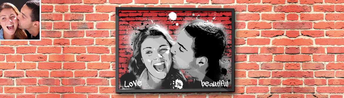 Idée cadeau de couple : le portrait personnalisé