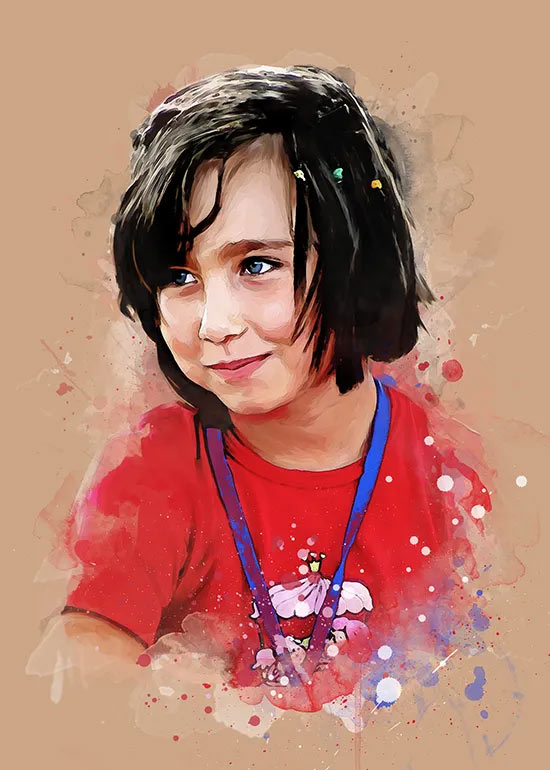 Style aquarelle