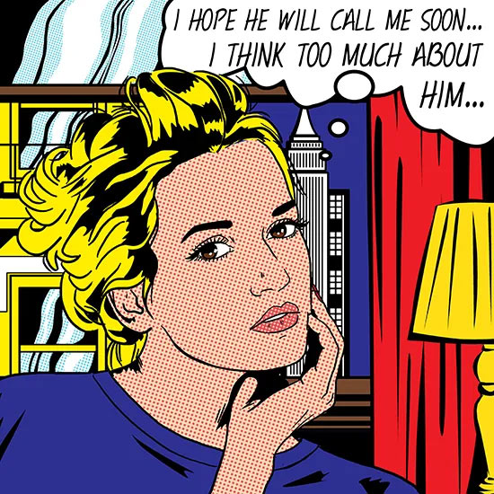 tableau Roy Lichtenstein personnalisé