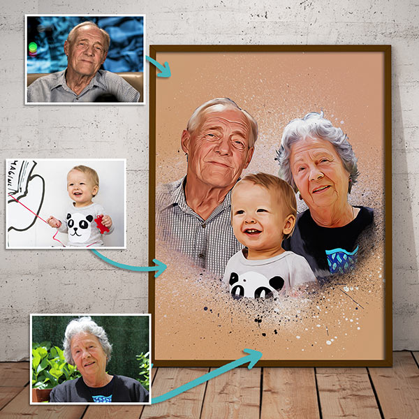 Ajouter une personne à la photo de famille