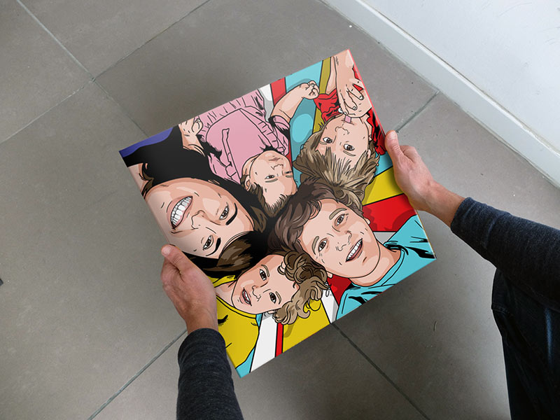 Father's Day gift idea : surprise him with a custom Pop Art portrait
