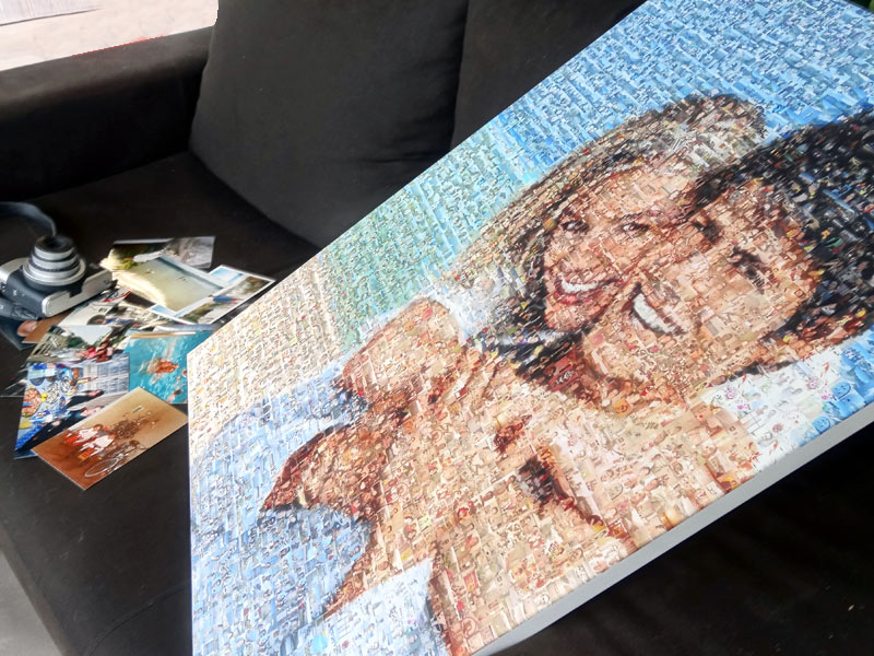 Comment regrouper des centaines de souvenirs dans une photo mosaïque personnalisée ?